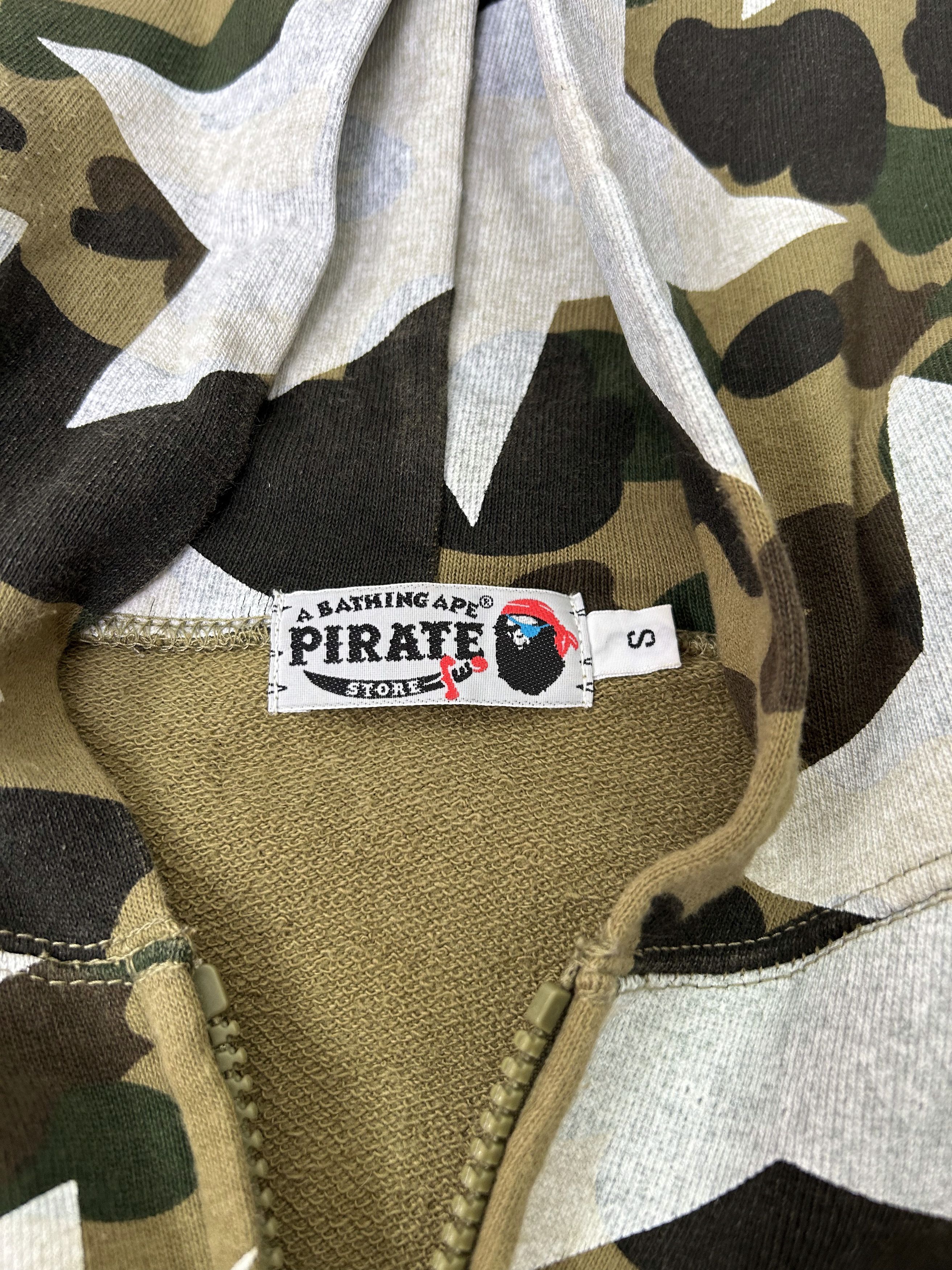 Bape BAPE Sta Zip Hoodie 1st Camo Green [Size S] Size US S / EU 44-46 / 1 - 5 Thumbnail