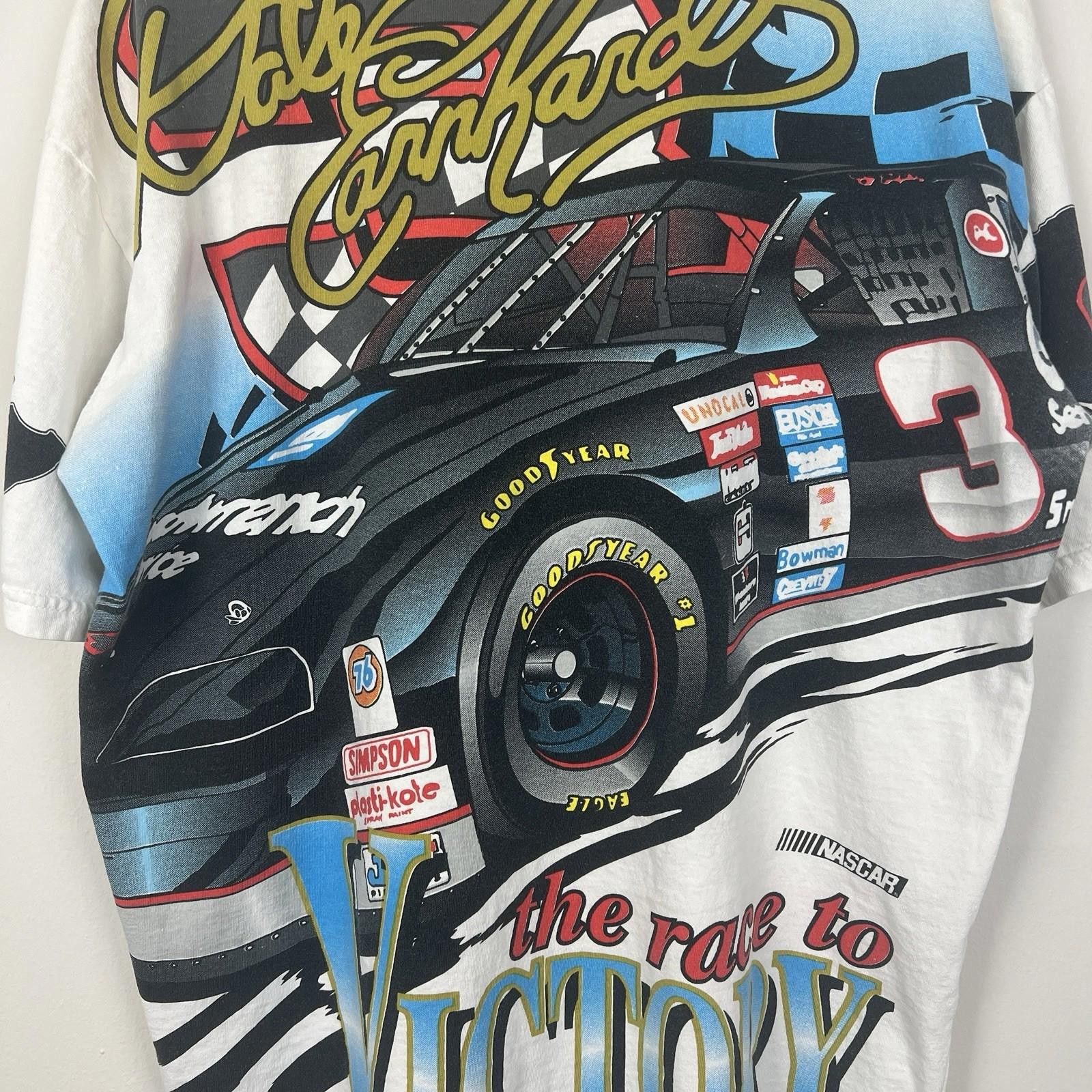 Other Vintage 90s Dale Earnhardt NASCAR Intimidator AOP T Shirt XL Size US XL / EU 56 / 4 - 6 Thumbnail