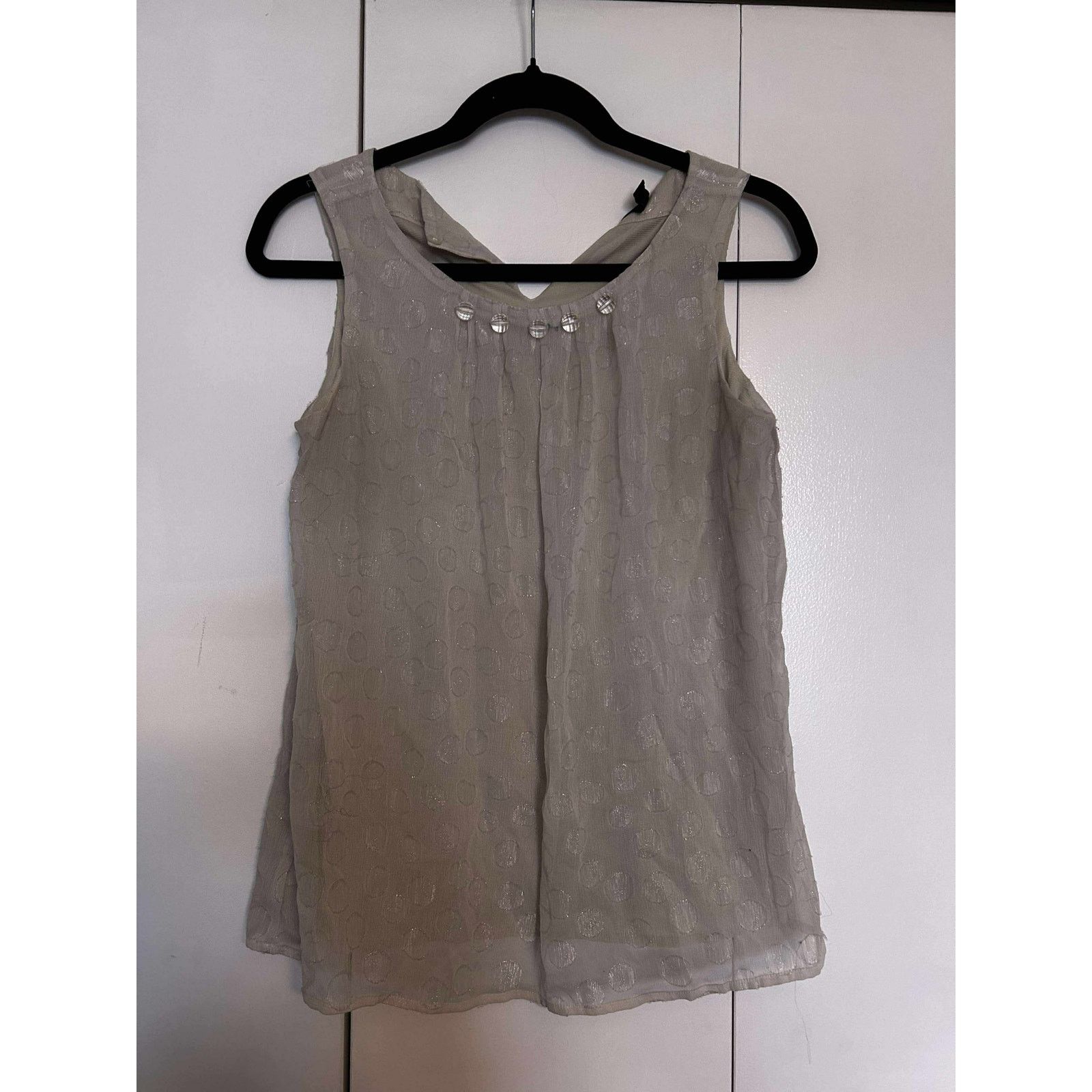 Other The Limited Sleeveless Tank Blouse with Dot Detail medium Size M / US 6-8 / IT 42-44 - 3 Thumbnail