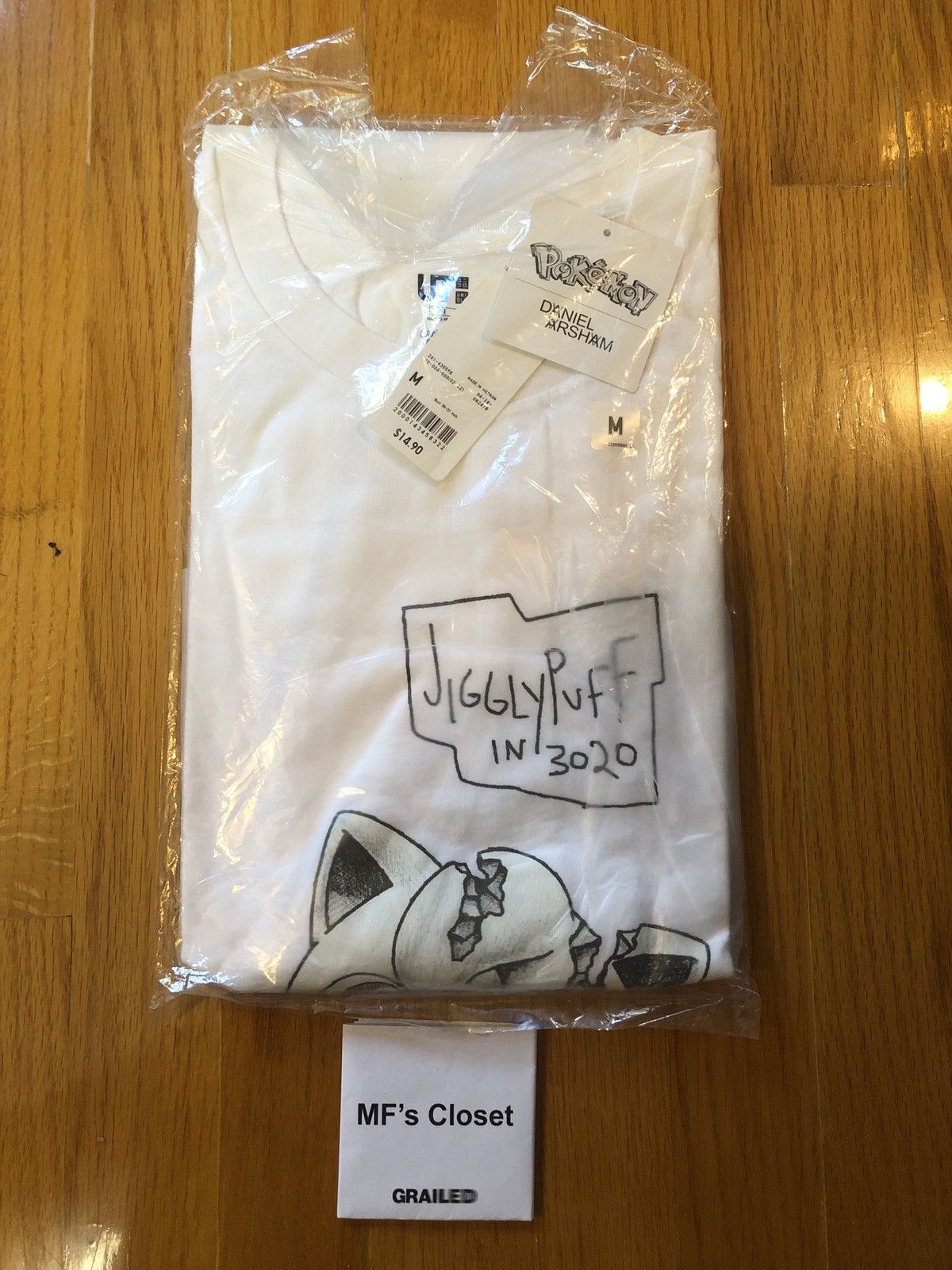 Daniel Arsham × Pokemon × Uniqlo Daniel Arsham x Pokemon x Uniqlo Crystal Pokedex Tee White M Size ONE SIZE - 1 Thumbnail