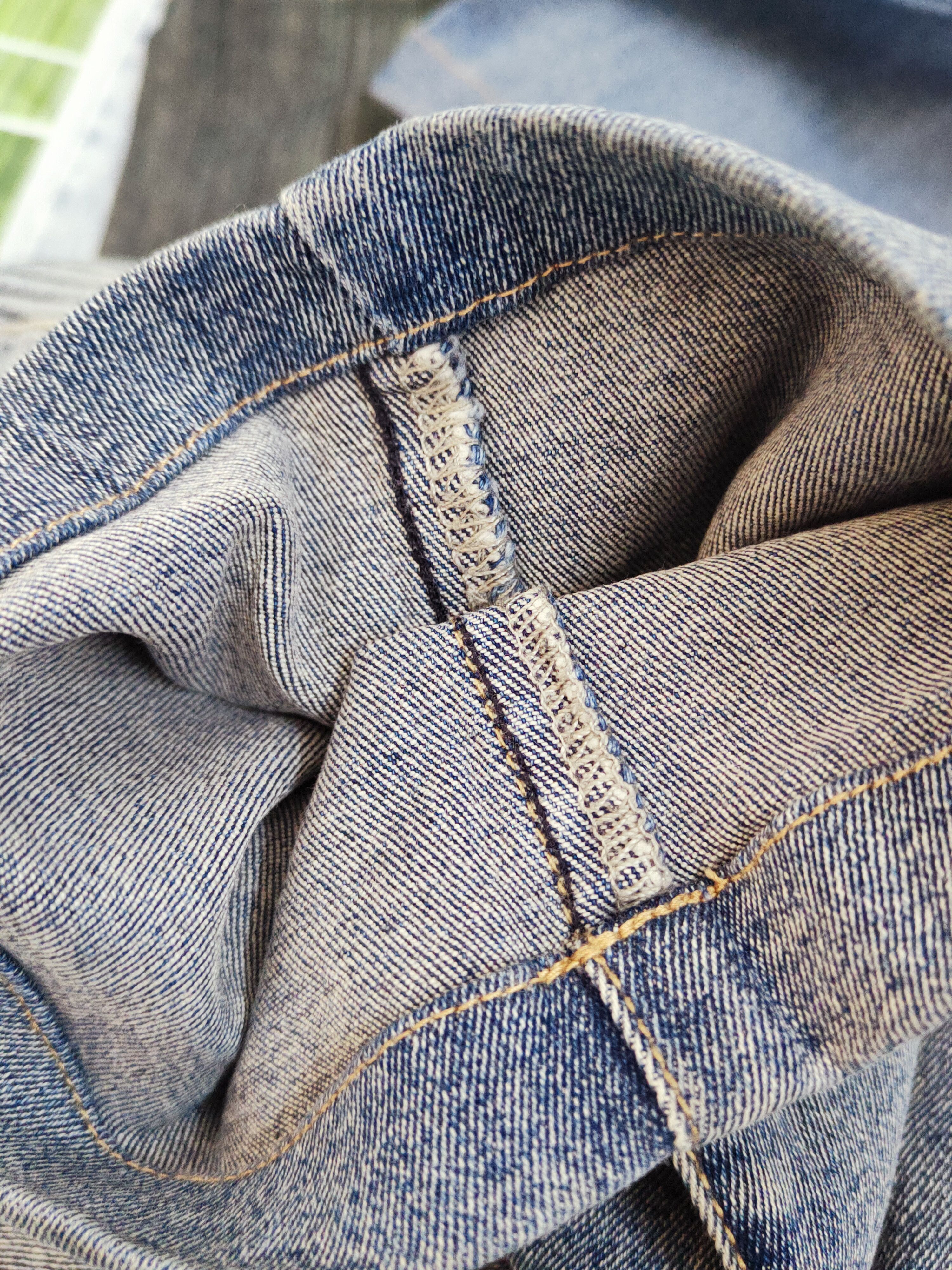 In The Attic In the attic Distressed Ripped bikers denim Jeans #W491 Size 33" - 13 Thumbnail