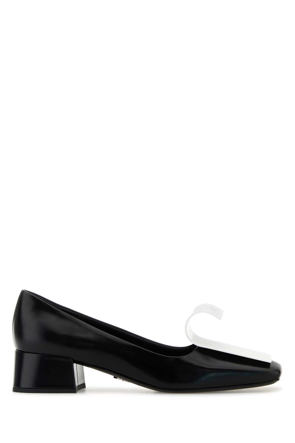 Prada Two-Tone Leather Pumps | Grailed