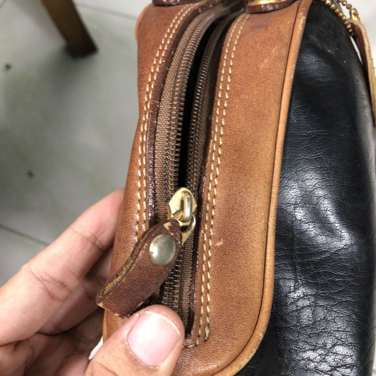Japanese Brand × Leather × Vintage 📌Vintage Leather Birkins Donatello Italiano Modallo Size ONE SIZE - 18 Thumbnail