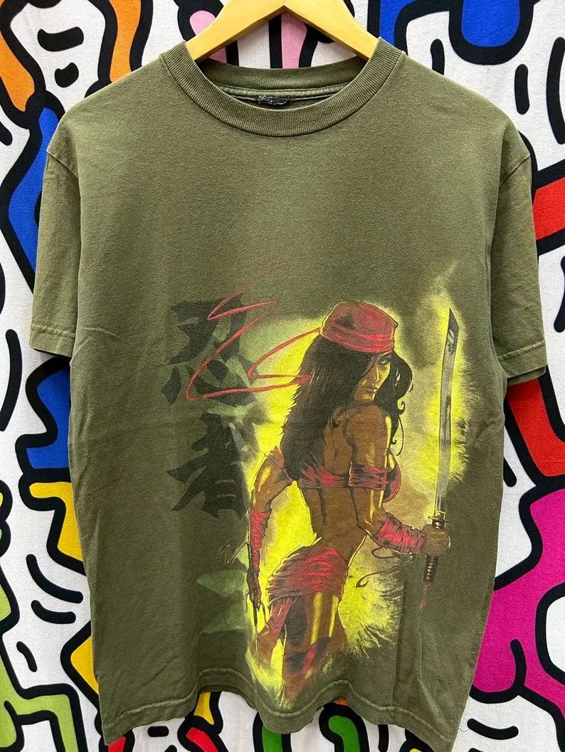 Vintage Vintage 2000s Elektra Marvel tshirt size M Size US M / EU 48-50 / 2 - 2 Thumbnail