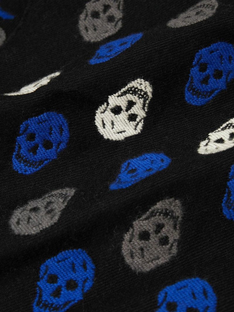Alexander McQueen Alexander McQueen - Wool-Blend Jacquard Scarf Size ONE SIZE - 2 Thumbnail