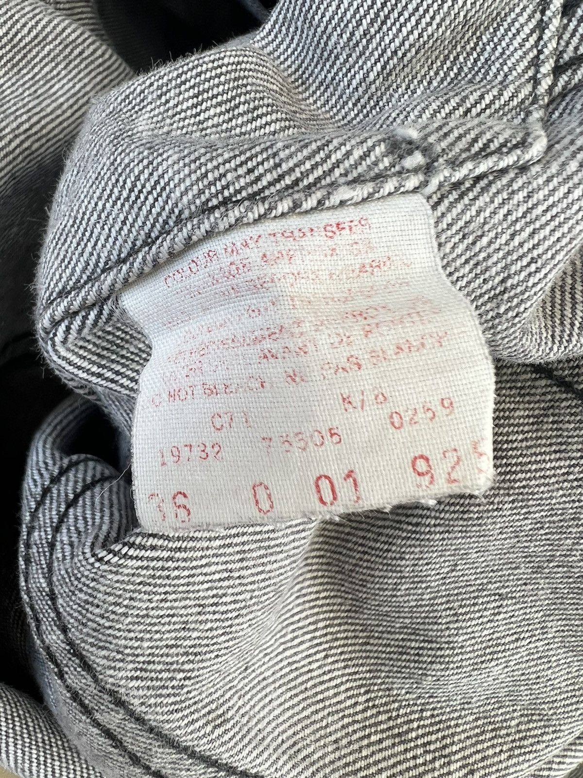 Levi's Vintage 80s Levi’s 75505 Faded Black Denim Trucker Jacket Size US S / EU 44-46 / 1 - 23 Thumbnail