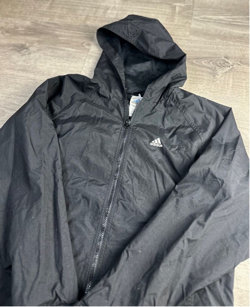 Adidas Men's Y2K Adidas Black Windbreaker Jacket Size L Size US L / EU 52-54 / 3 - 3 Thumbnail
