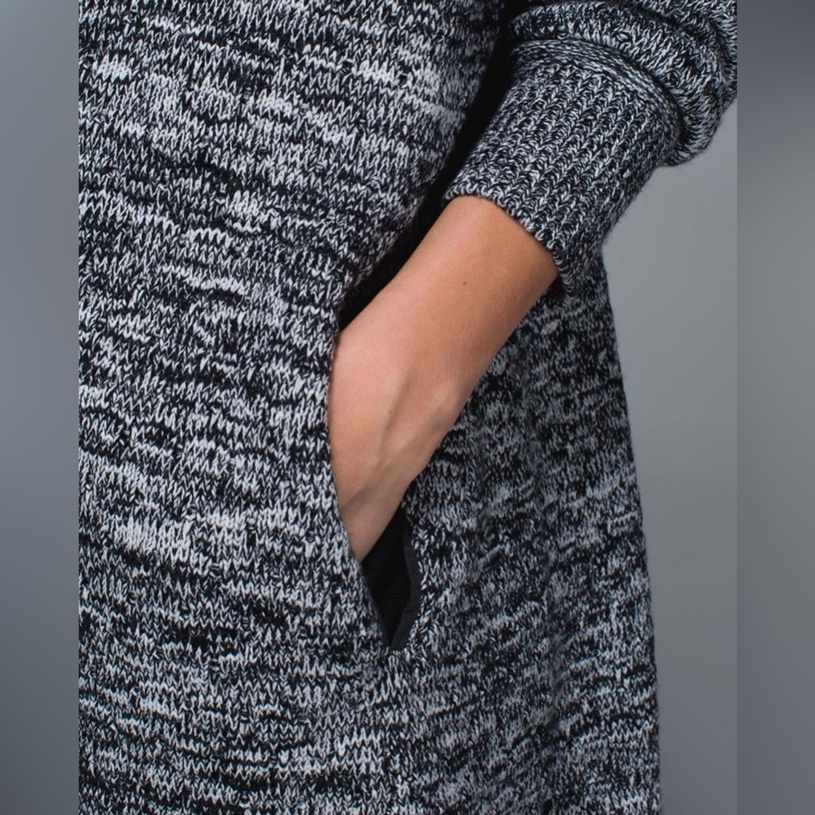 Lululemon Lululemon Cardi All Day Black / White Size S / US 4 / IT 40 - 5 Thumbnail