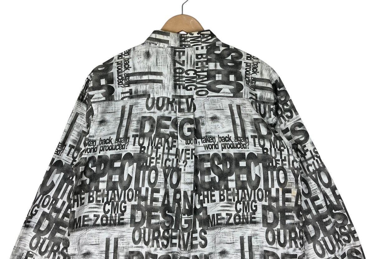 Hysteric Glamour × Japanese Brand Japanese Brand Commontage Poem Alloverprint Button Up Size US L / EU 52-54 / 3 - 10 Thumbnail