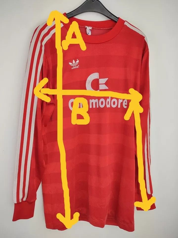 Adidas FC Bayern Munich 1984 1985 1986 Home FOOTBALL Kit SHIRT Size US M / EU 48-50 / 2 - 18 Thumbnail