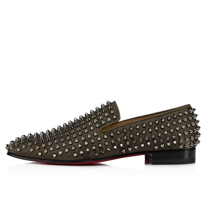Christian Louboutin o1s1wg110924 Dandelion Spikes Loafer in Brown Size US 12 / EU 45 - 2 Thumbnail