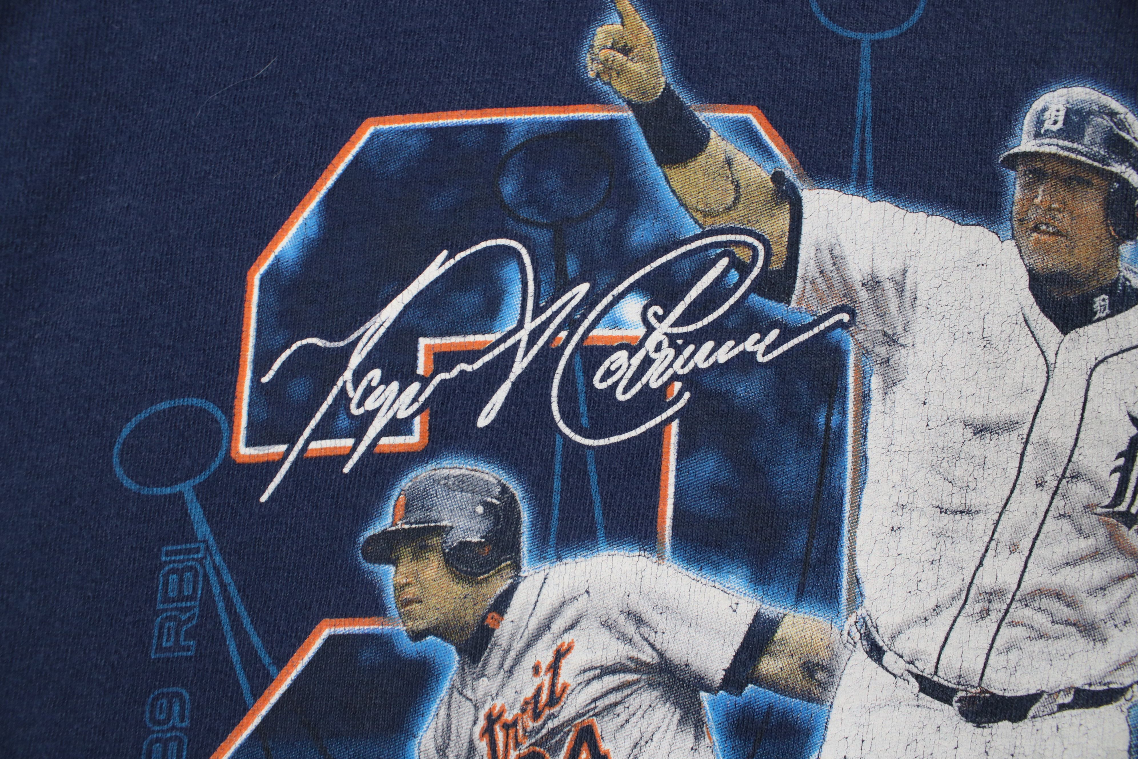 Vintage Vintage Y2K Miguel Cabrera Detroit Tigers Baseball T-Shirt Size US XL / EU 56 / 4 - 6 Thumbnail