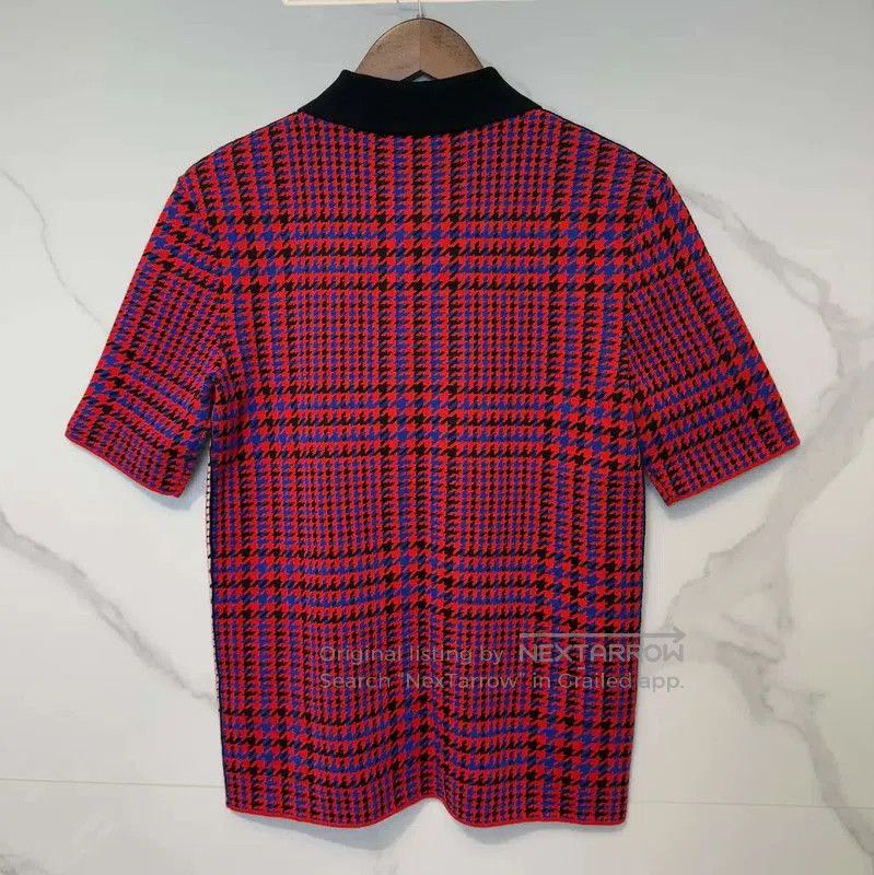 Other Burberry Summer Red Cotton Short Sleeve Shirt. Size S / US 4 / IT 40 - 2 Thumbnail
