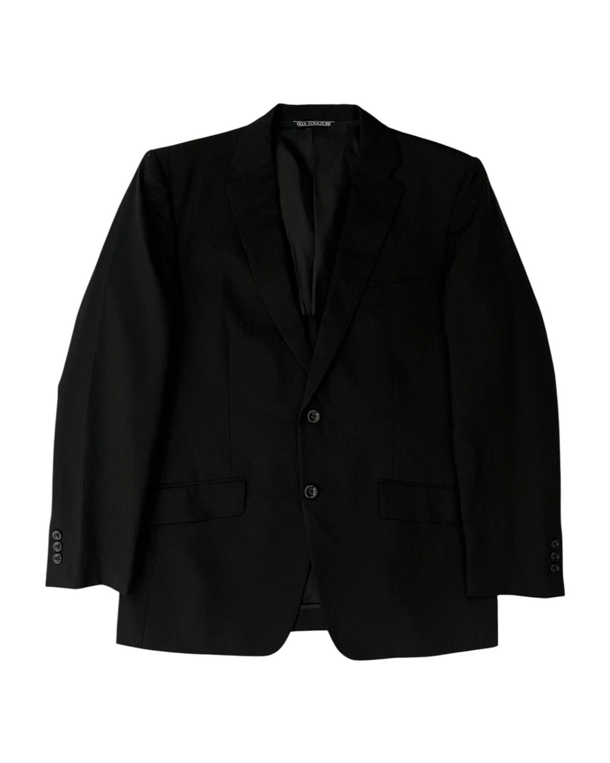 Yoshiyuki Konishi VINTAGE Ficce by Yoshiyuki Konishi 1990s Compact Wool Blazer Size 48S - 1 Thumbnail