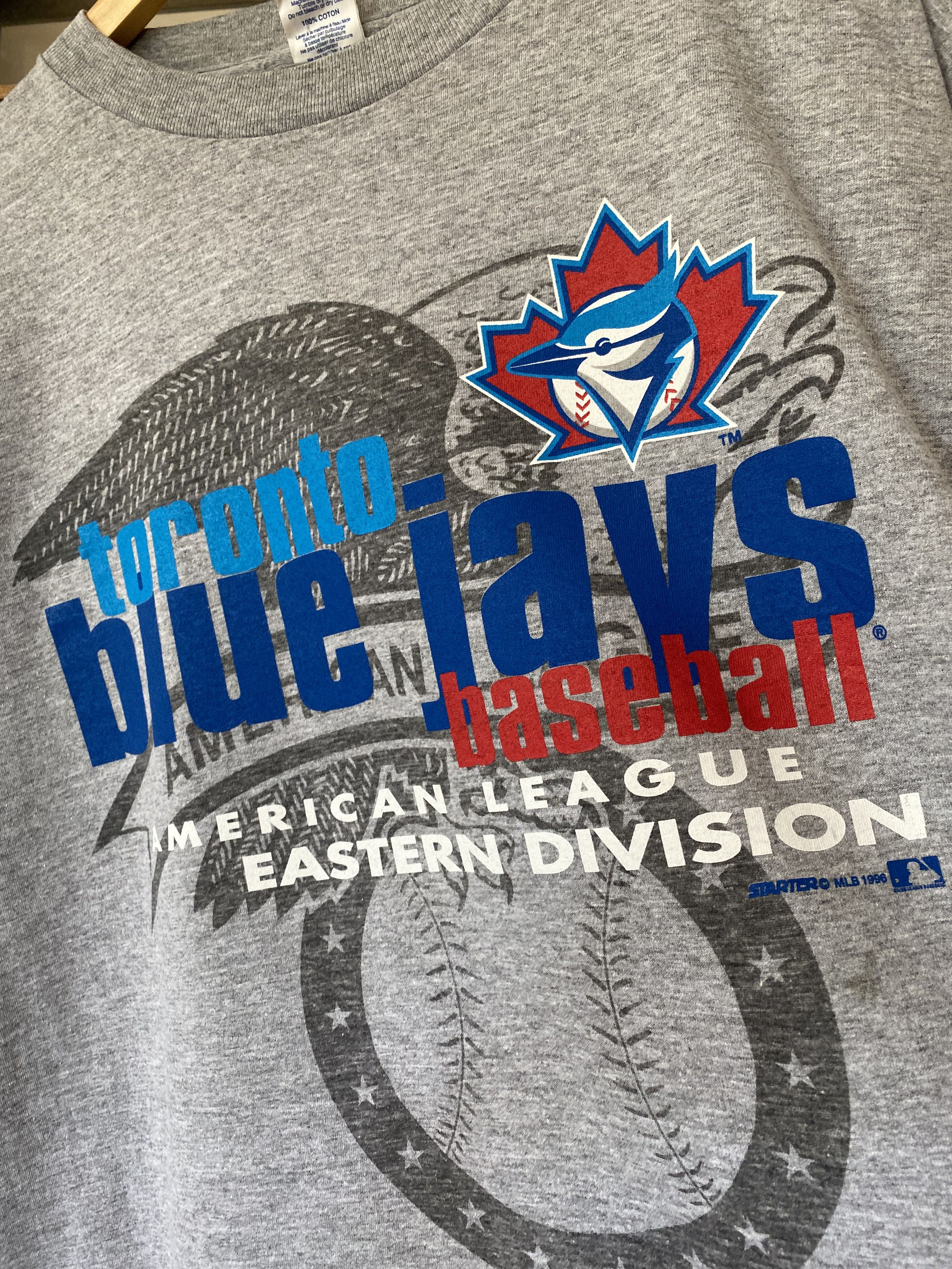 MLB Toronto Blue Jays Vintage 1996 MLB Gray Tee Size US XL / EU 56 / 4 - 14 Thumbnail
