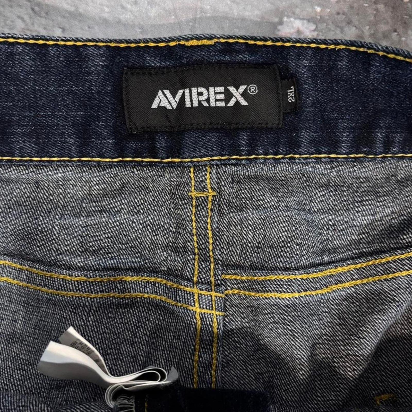 Avirex × Vintage Baggy Faded Avirex Jeans. Cargo Pockets. Size 38 x 28 Size US 38 / EU 54 - 5 Thumbnail