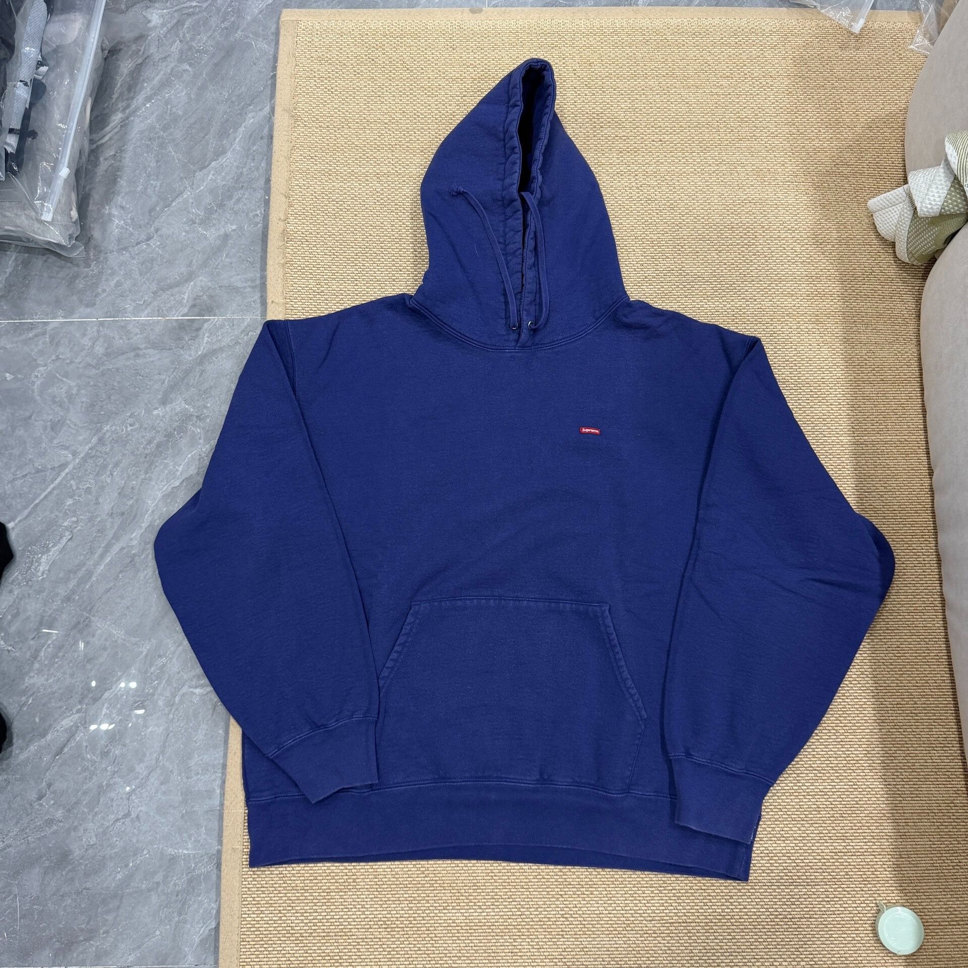Supreme Blue Purple Logo Hoodie