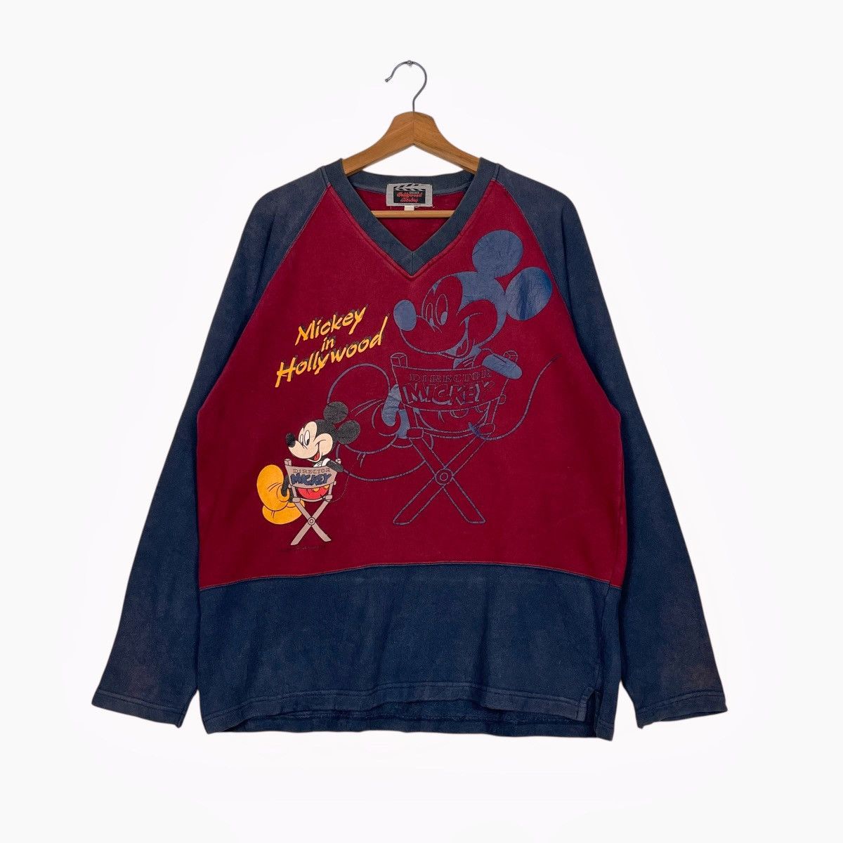 Disney Disney Mickey In Hollywood V-neck Sweatshirt Size US M / EU 48-50 / 2 - 1 Thumbnail