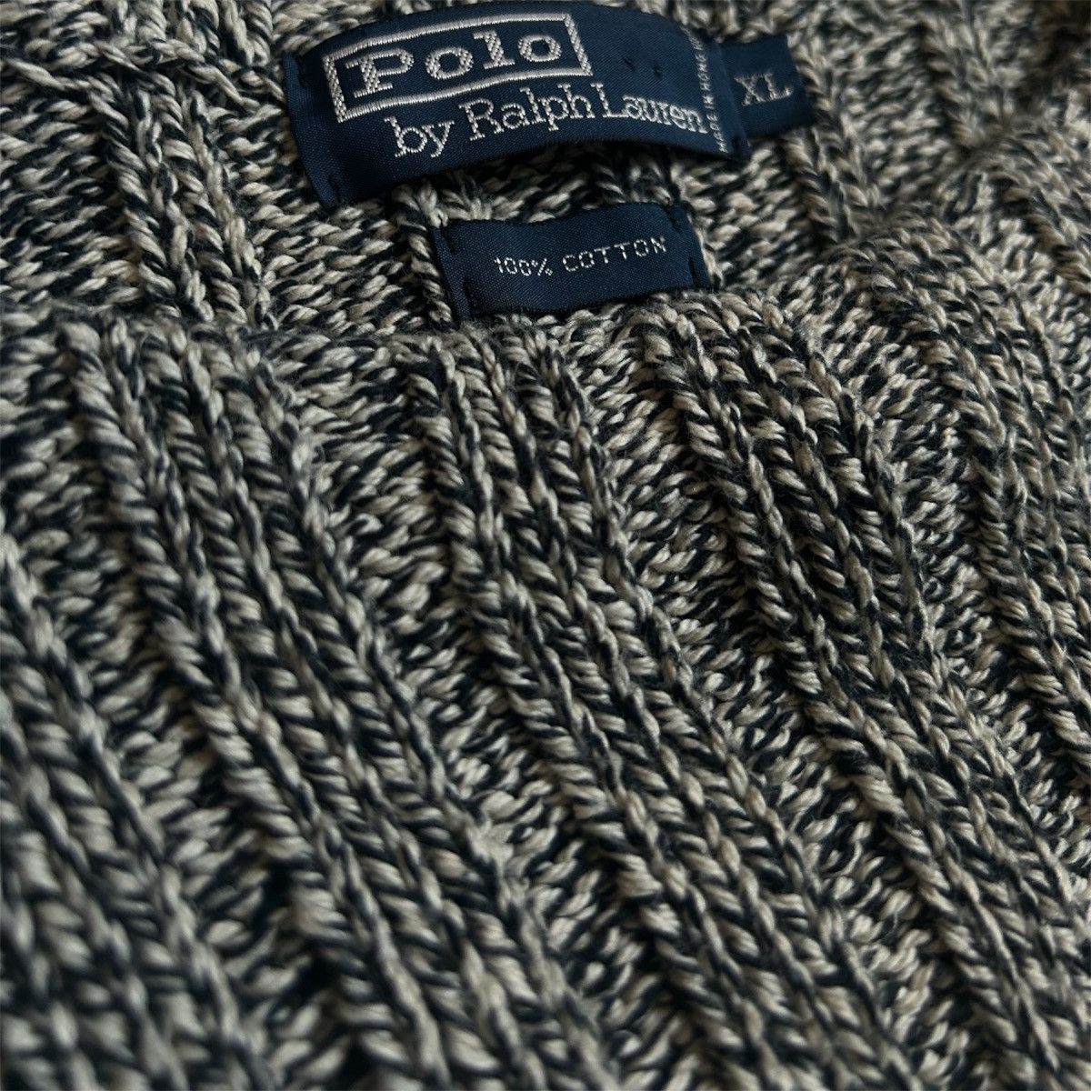 Polo Ralph Lauren Vintage Polo Cable knit Sweater Size US XL / EU 56 / 4 - 2 Thumbnail