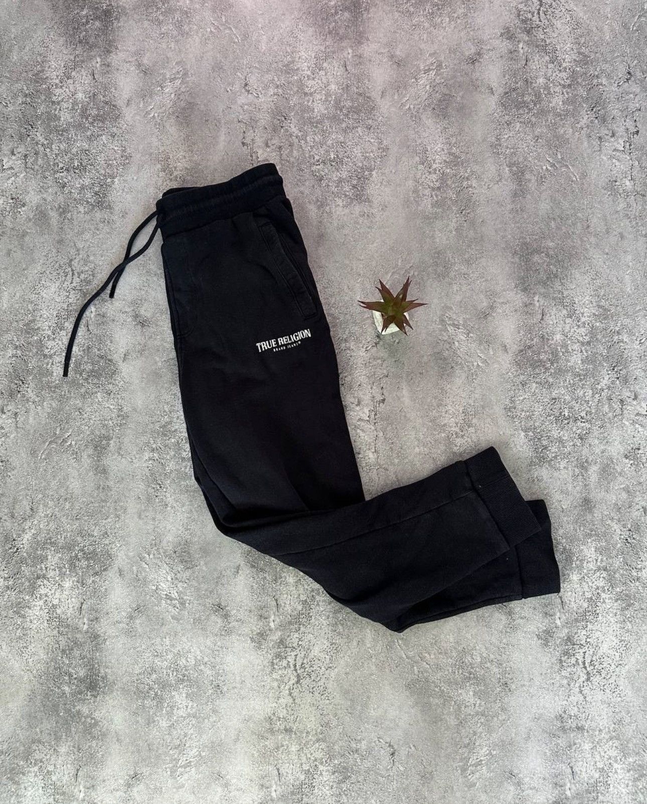 True Religion True Religion Black Logo Joggers M 👖 Size US 32 / EU 48 - 1 Thumbnail