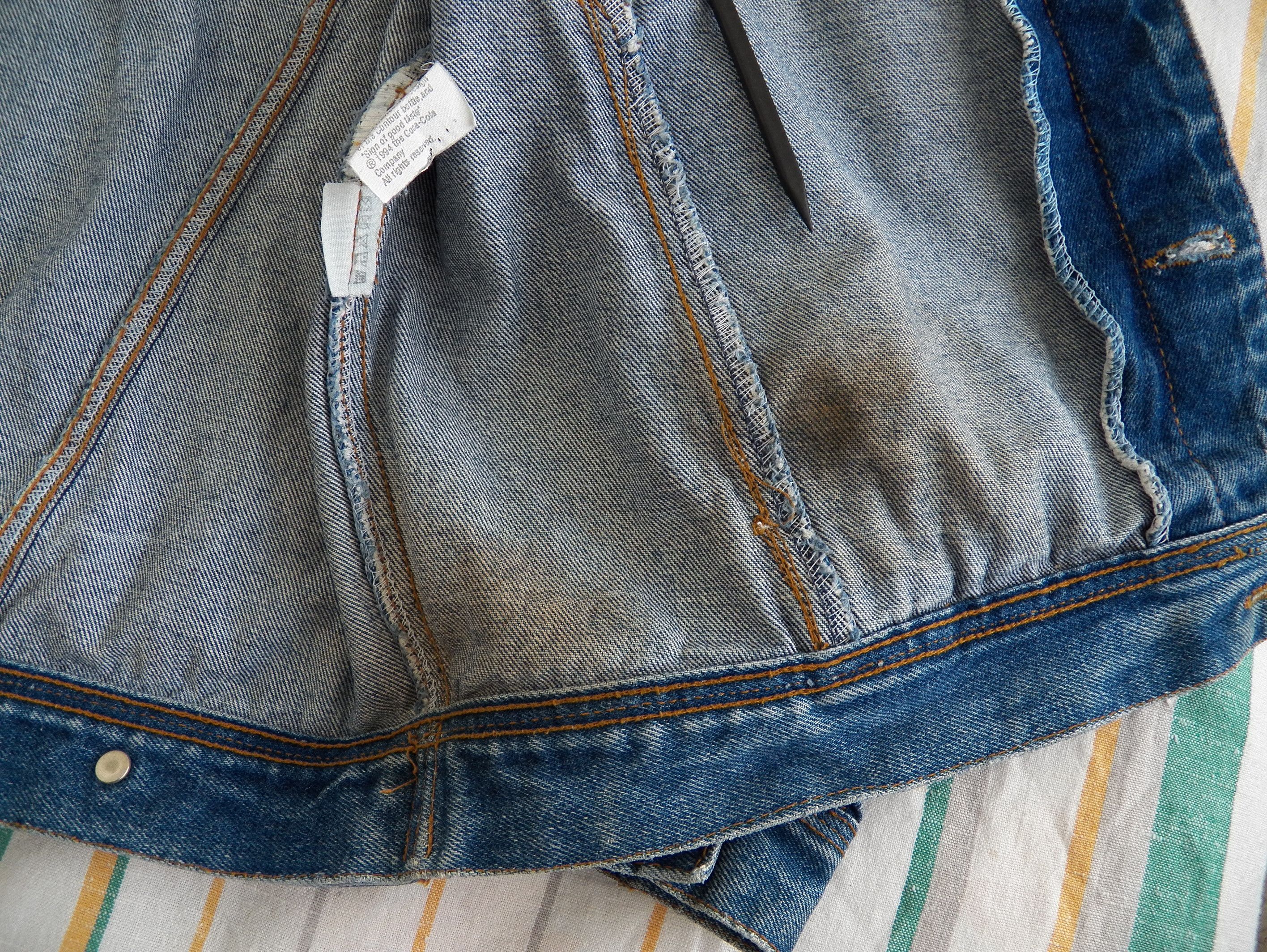 Coca Cola Mens Vintage 90s Coca Cola Collection DENIM JACKET cotton Size US S / EU 44-46 / 1 - 3 Thumbnail