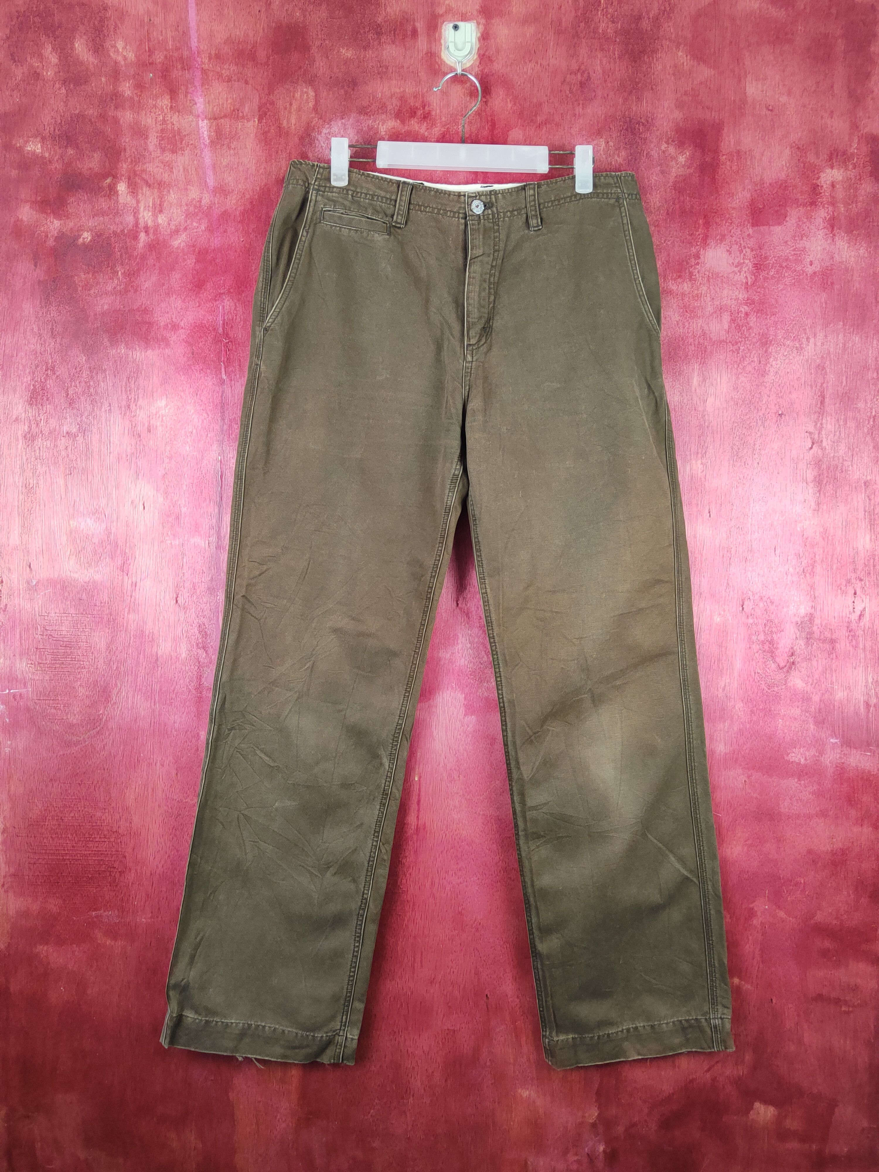 Eddie Bauer Eddie Bauer Dark Brown Multipocket Jeans #S1721 Size US 33 - 1 Thumbnail