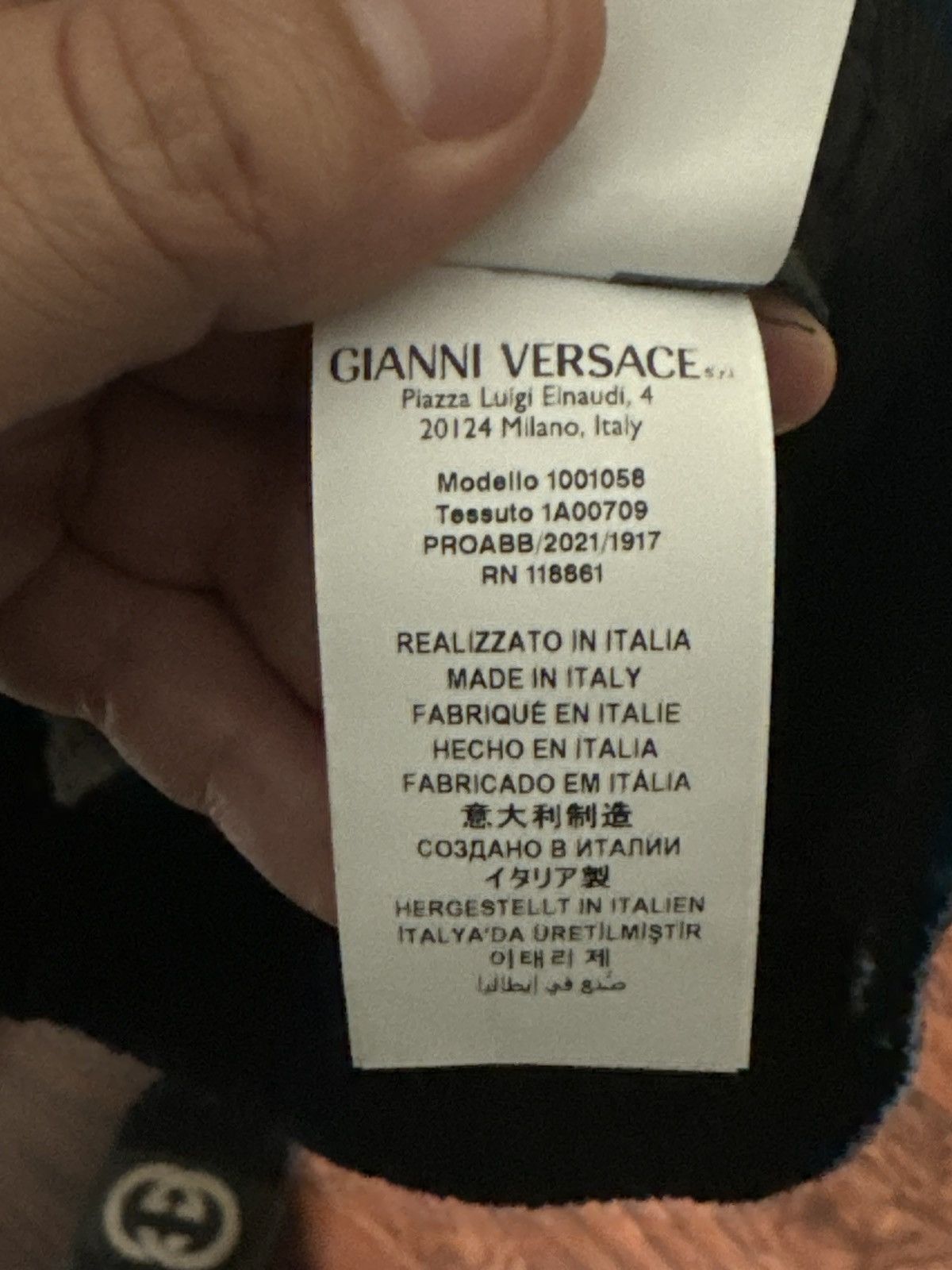 Versace Versace Lagreca Black Jumper Pants Size US 33 - 9 Thumbnail