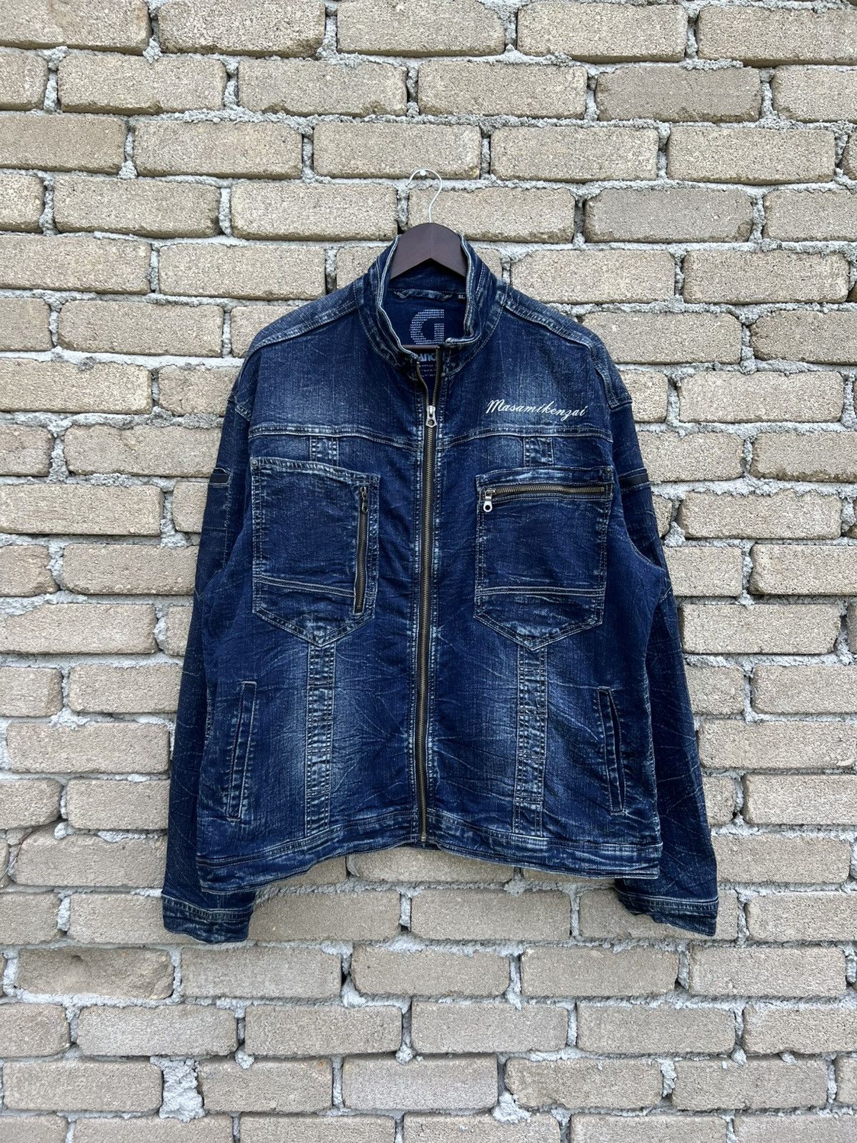 Japanese Brand Grancisco Masamikenzai Workwear Style Jacket Size US L / EU 52-54 / 3 - 2 Thumbnail