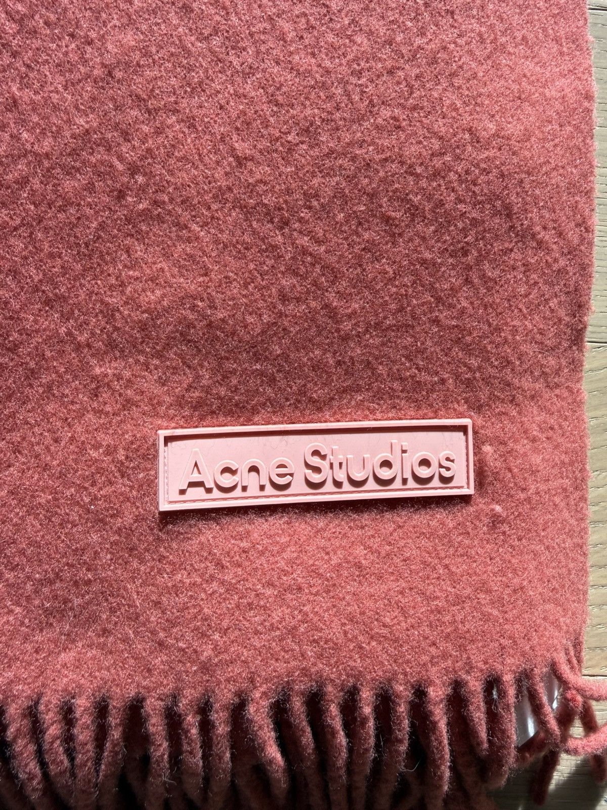 Acne Studios Fringe Wool Scarf Size ONE SIZE - 2 Thumbnail
