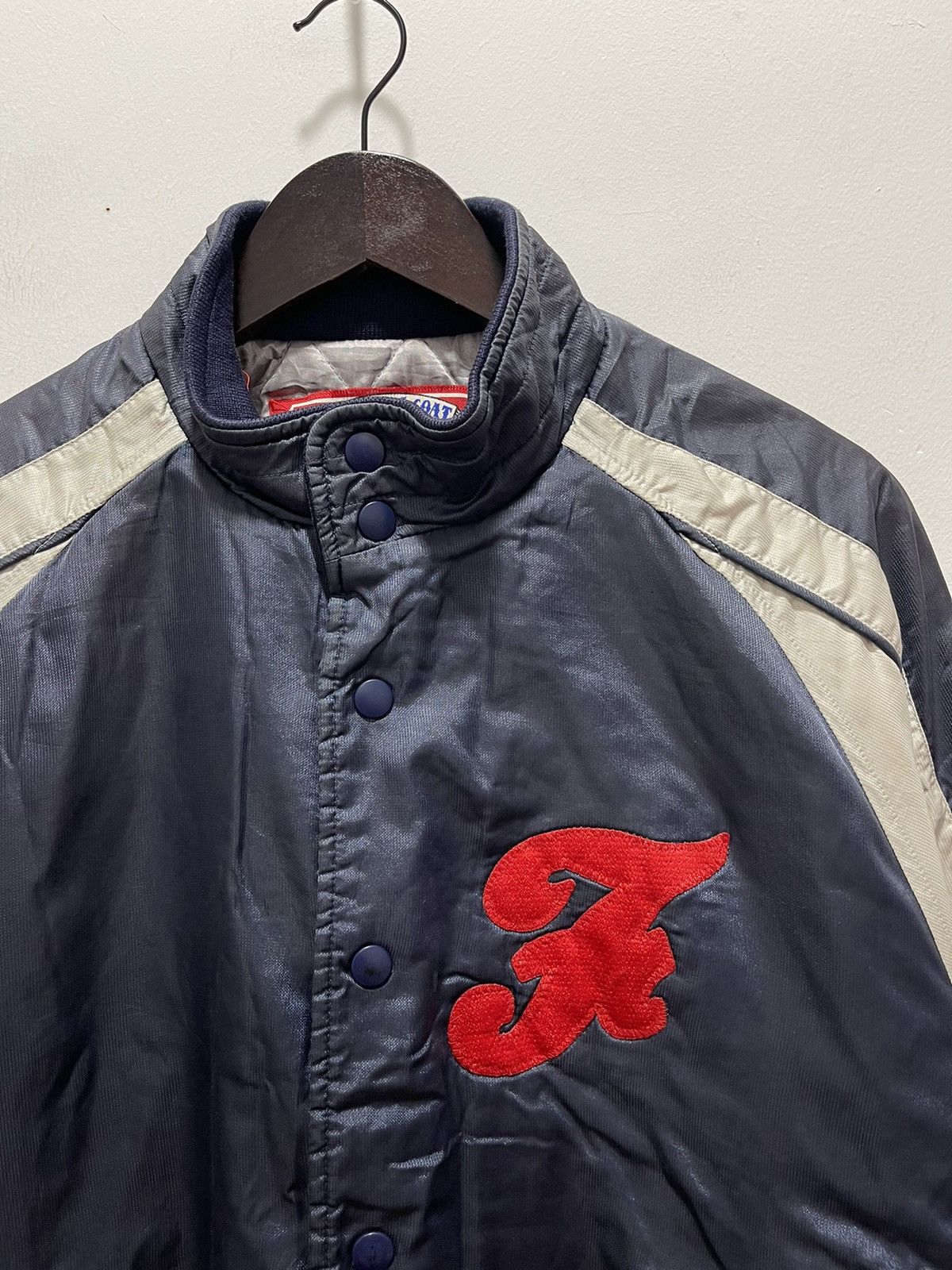 Vintage VINTAGE BASEBALL COAT RAWLING SATIN VARSITY JACKET Size US L / EU 52-54 / 3 - 2 Thumbnail