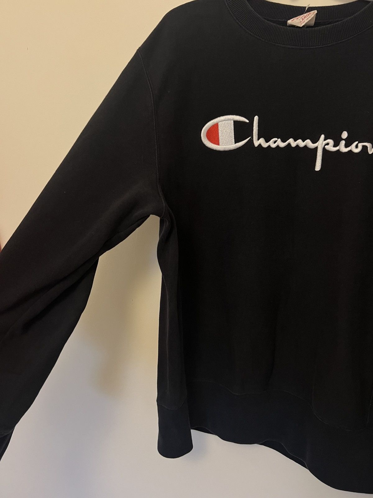 Vintage Rare Champion Nau Hoodie Big Logo Size US L / EU 52-54 / 3 - 2 Thumbnail