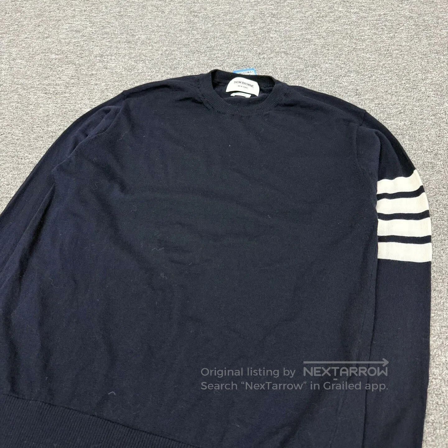 Thom Browne Thom Browne TB 4-Stripe Knit Sweater. Size US M / EU 48-50 / 2 - 4 Thumbnail