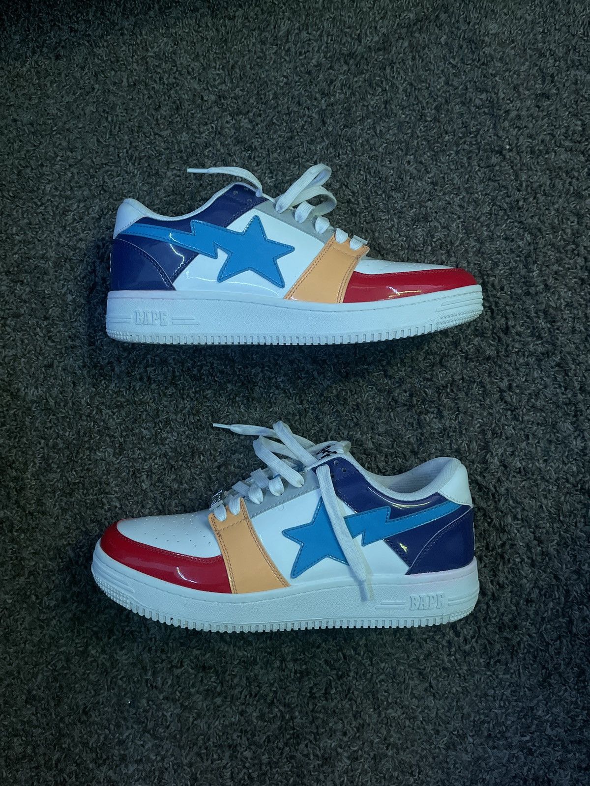 Bape Bapesta Low M2 Crazy Muliticolor Size US 11 / EU 44 - 1 Thumbnail