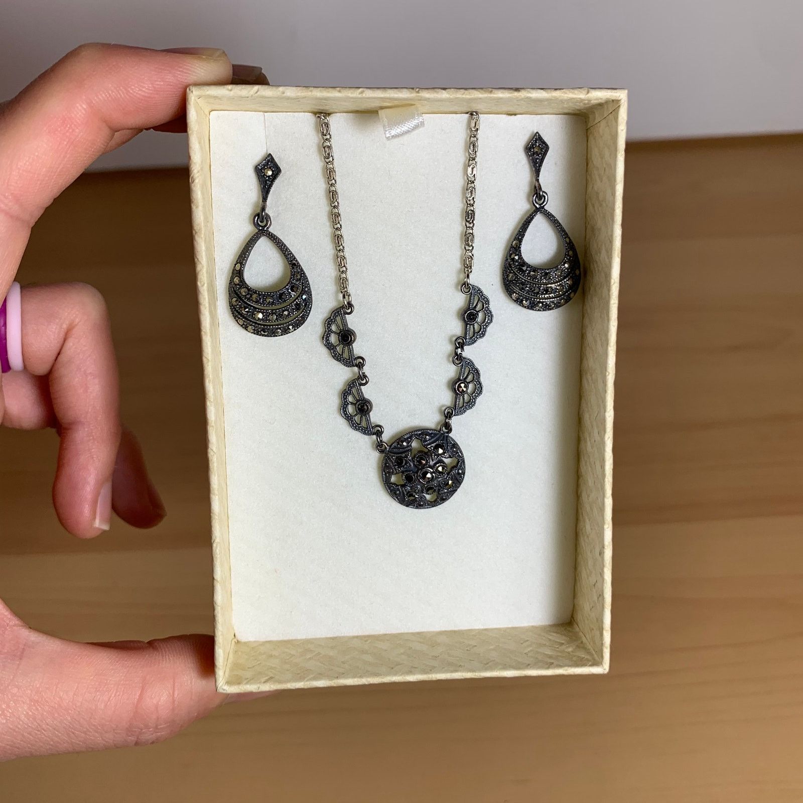 Other Biondi Sterling Silver 925 Necklace with Earring Size ONE SIZE - 2 Thumbnail