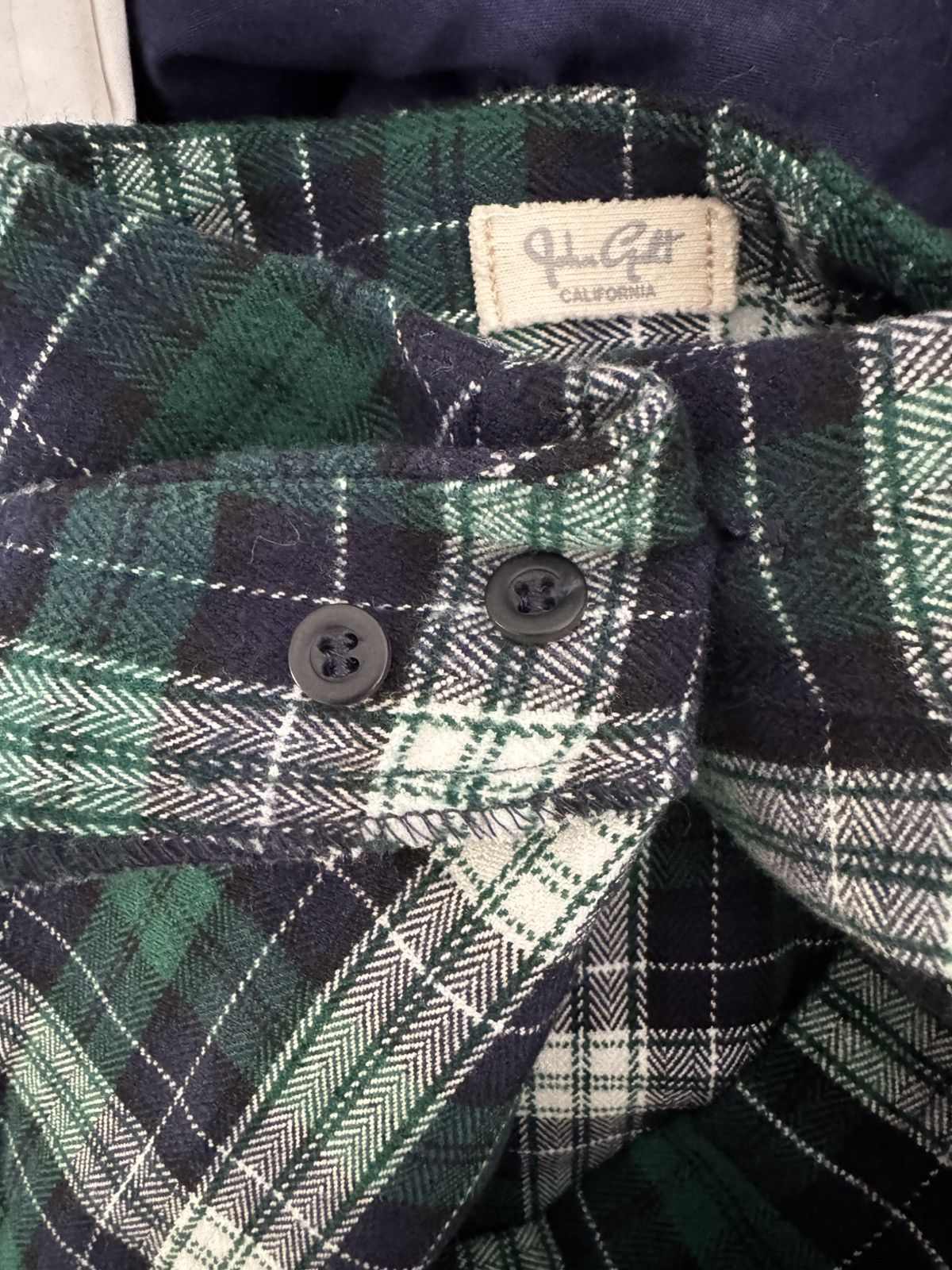 Brandy Melville Brandy Melville Women's Black and Green Plaid Mini Skirt Size 24" / US 00 / IT 34 - 6 Thumbnail