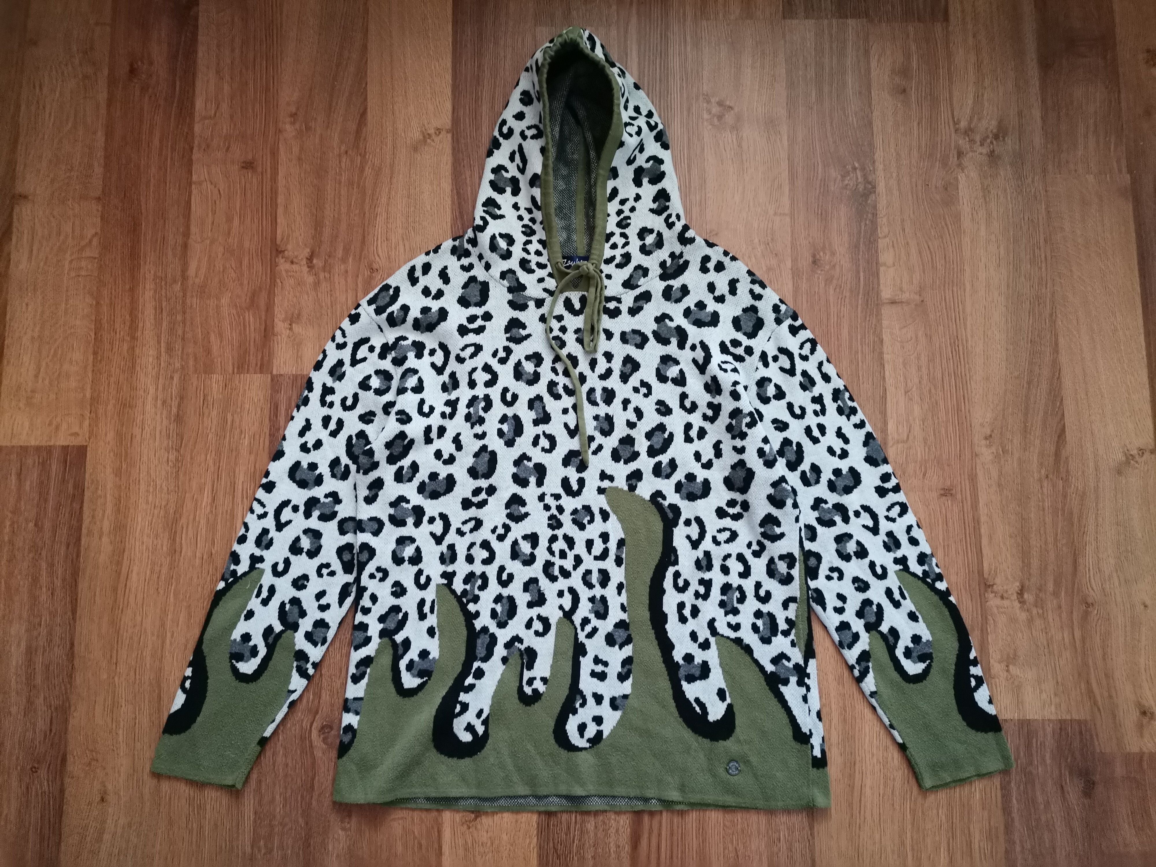 Japanese Brand Zaubermond Women's Cheetah Hoodie Size XS / US 0-2 / IT 36-38 - 1 Thumbnail