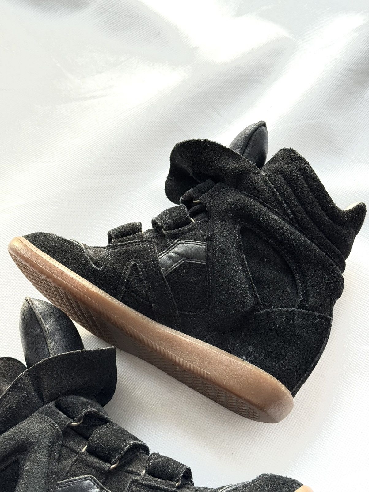 Isabel Marant Isabel Marant Bekett sneakers shoes beige Suede Wedge Size US 10 / IT 40 - 17 Thumbnail