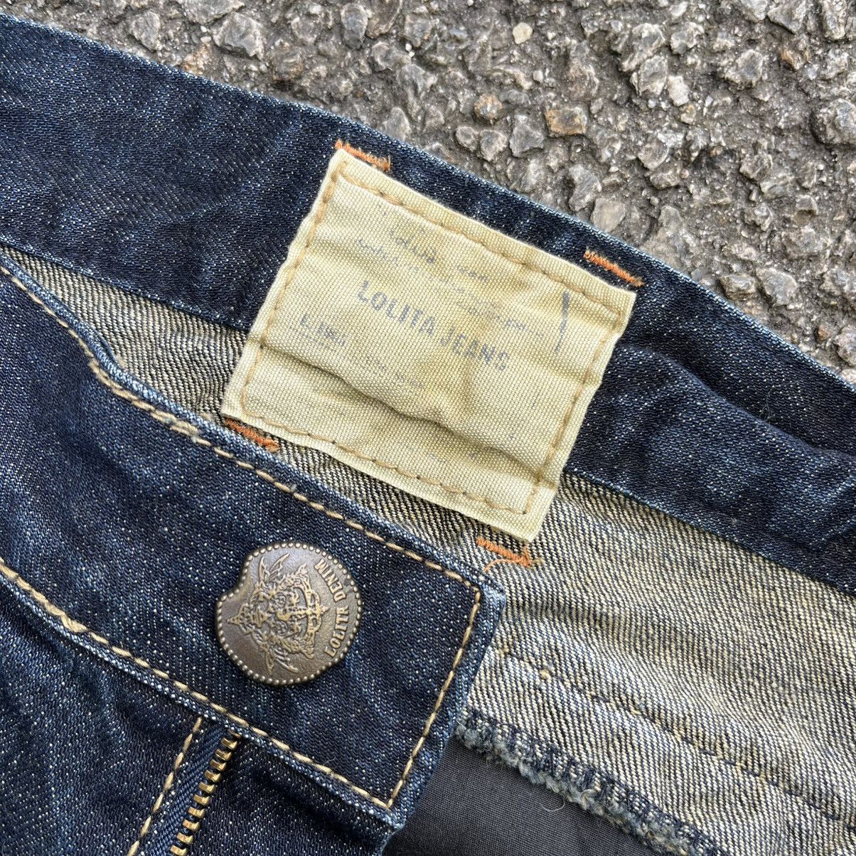 Hysteric Glamour Lolita Jeans Clawmark Wing Styled Low Rise Faded Denim Pants Size US 32 / EU 48 - 9 Thumbnail