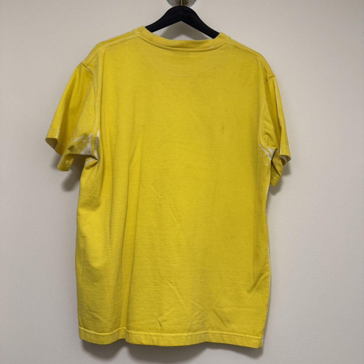 Dior Dior x Shawn Oversized Logo T-Shirt Yellow Sz Large Size US L / EU 52-54 / 3 - 2 Thumbnail