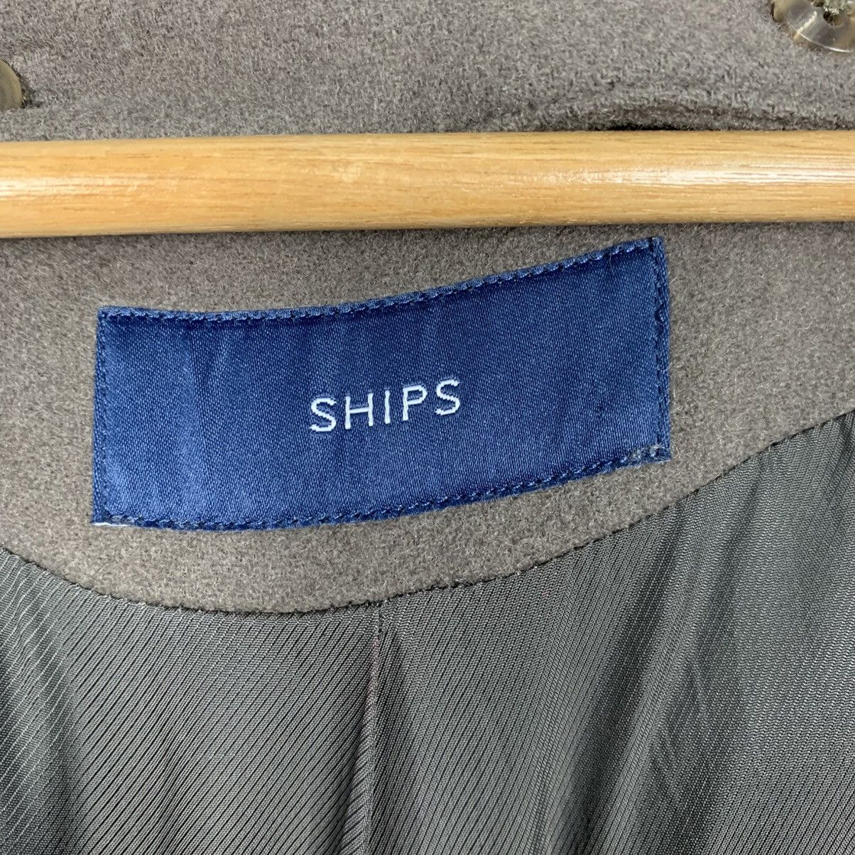 SHIPS Japanese Brand Ships Hooded Wool Coat Size M / US 6-8 / IT 42-44 - 16 Thumbnail