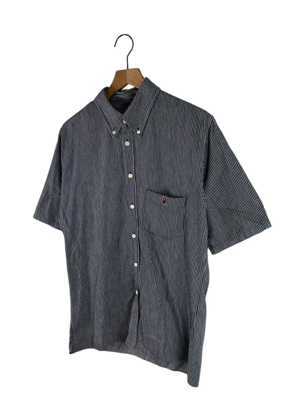 Bape Bape Stripe S/S Shirt Size US L / EU 52-54 / 3 - 2 Thumbnail