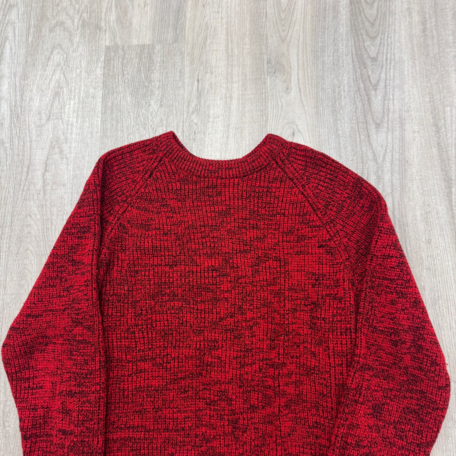 Vintage Vintage Expression Sweater Men's Medium Red Knit Crewneck Size US M / EU 48-50 / 2 - 2 Thumbnail