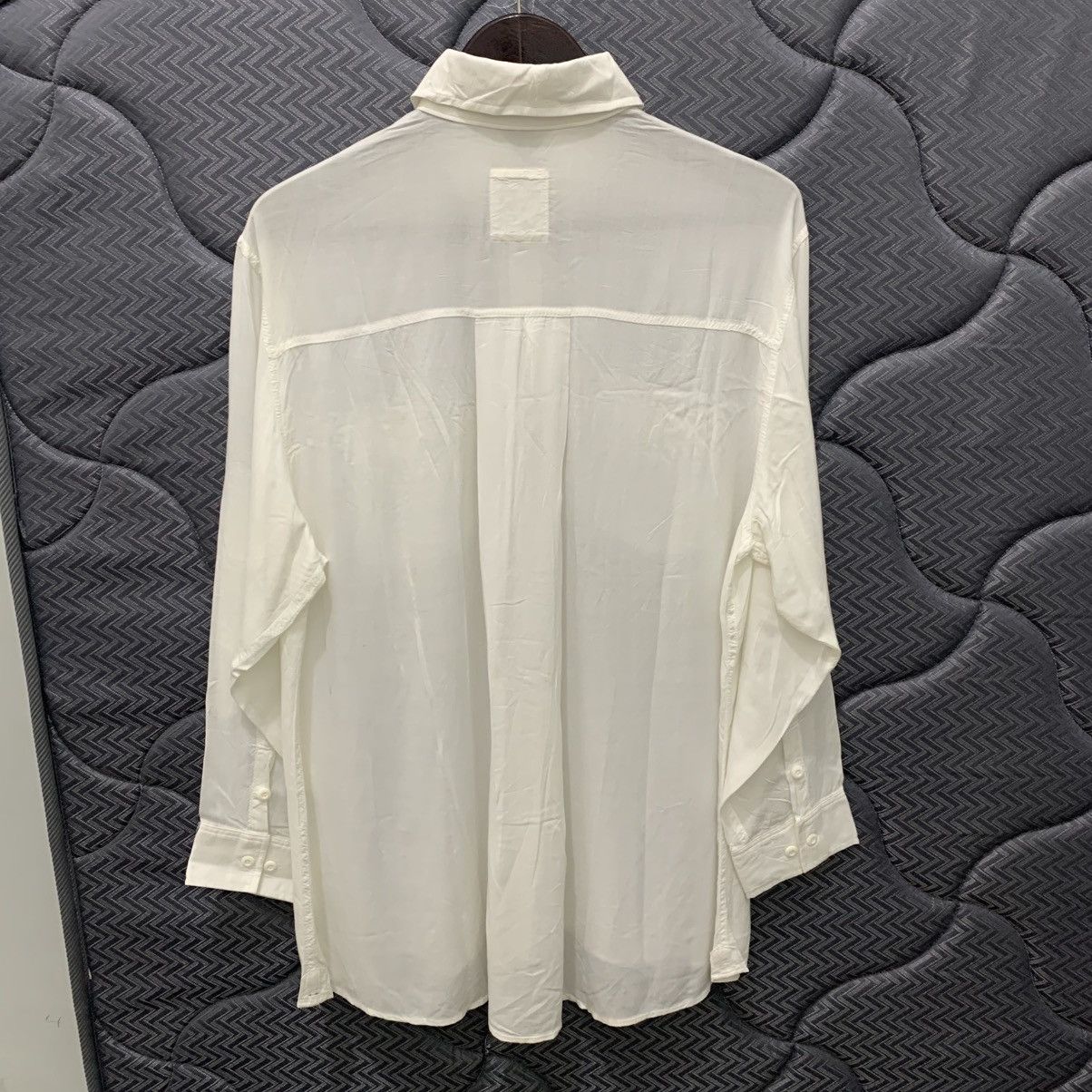 GOA G.O.A - Mesh White Shirt Button Up Ifsix Lgb Style Size US XL / EU 56 / 4 - 4 Thumbnail