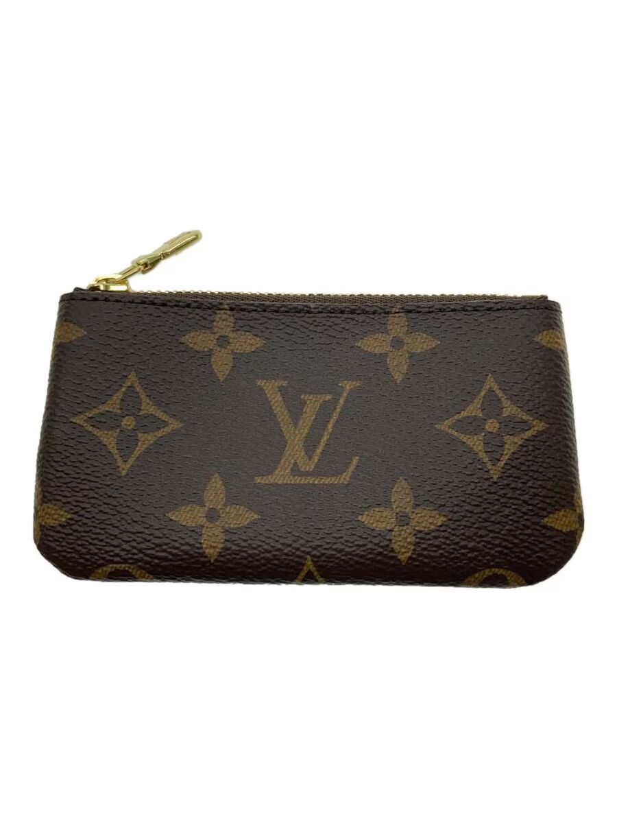 Louis Vuitton Louis Vuitton Monogram Pochette Clé Monogram Canvas Brown Size ONE SIZE - 1 Thumbnail