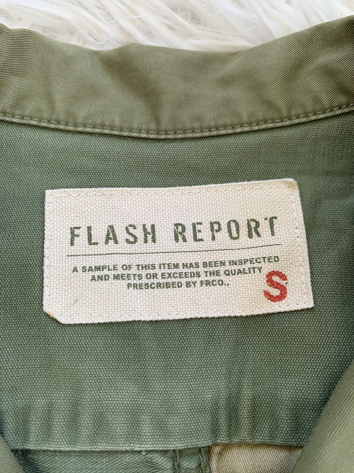 Japanese Brand Flash Report Buttons Jacket Block Colour Size US S / EU 44-46 / 1 - 8 Thumbnail