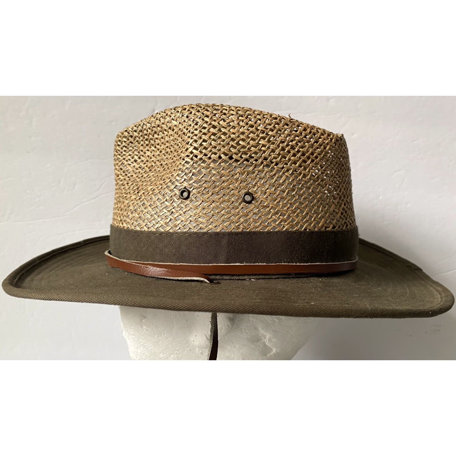 Stetson Stetson Hat XL X-Large Men Multicolor Cotton Straw Size ONE SIZE - 4 Thumbnail