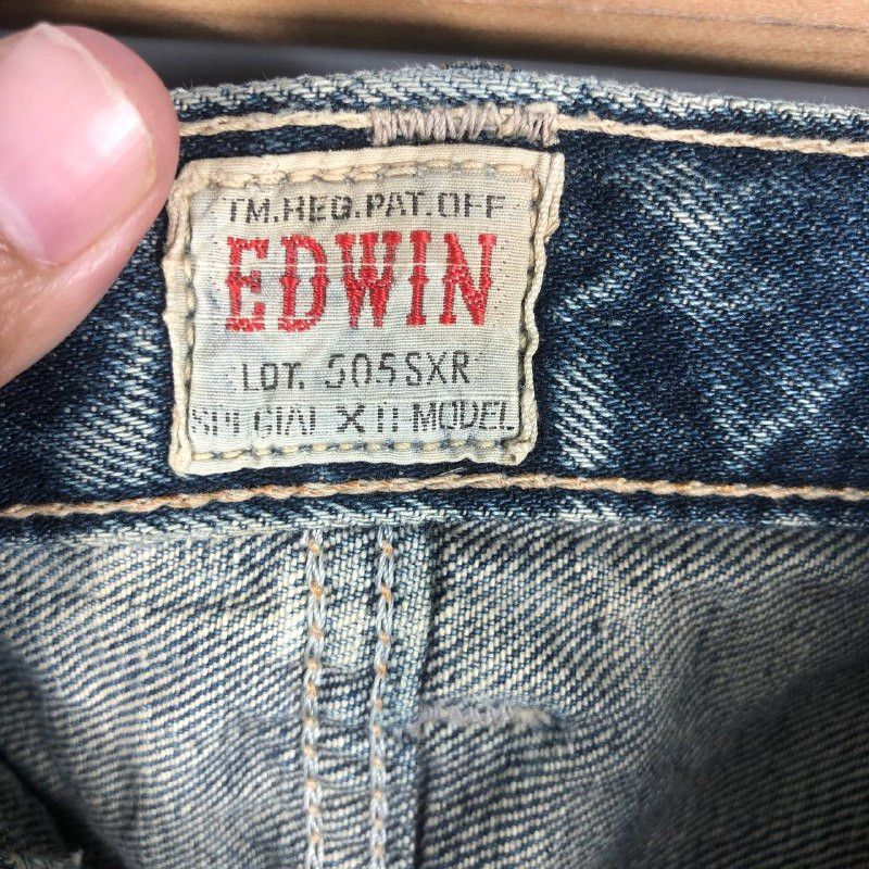 Edwin × Japanese Brand Vintage Edwin 505 Distressed Denim jeans Size US 34 / EU 50 - 9 Thumbnail