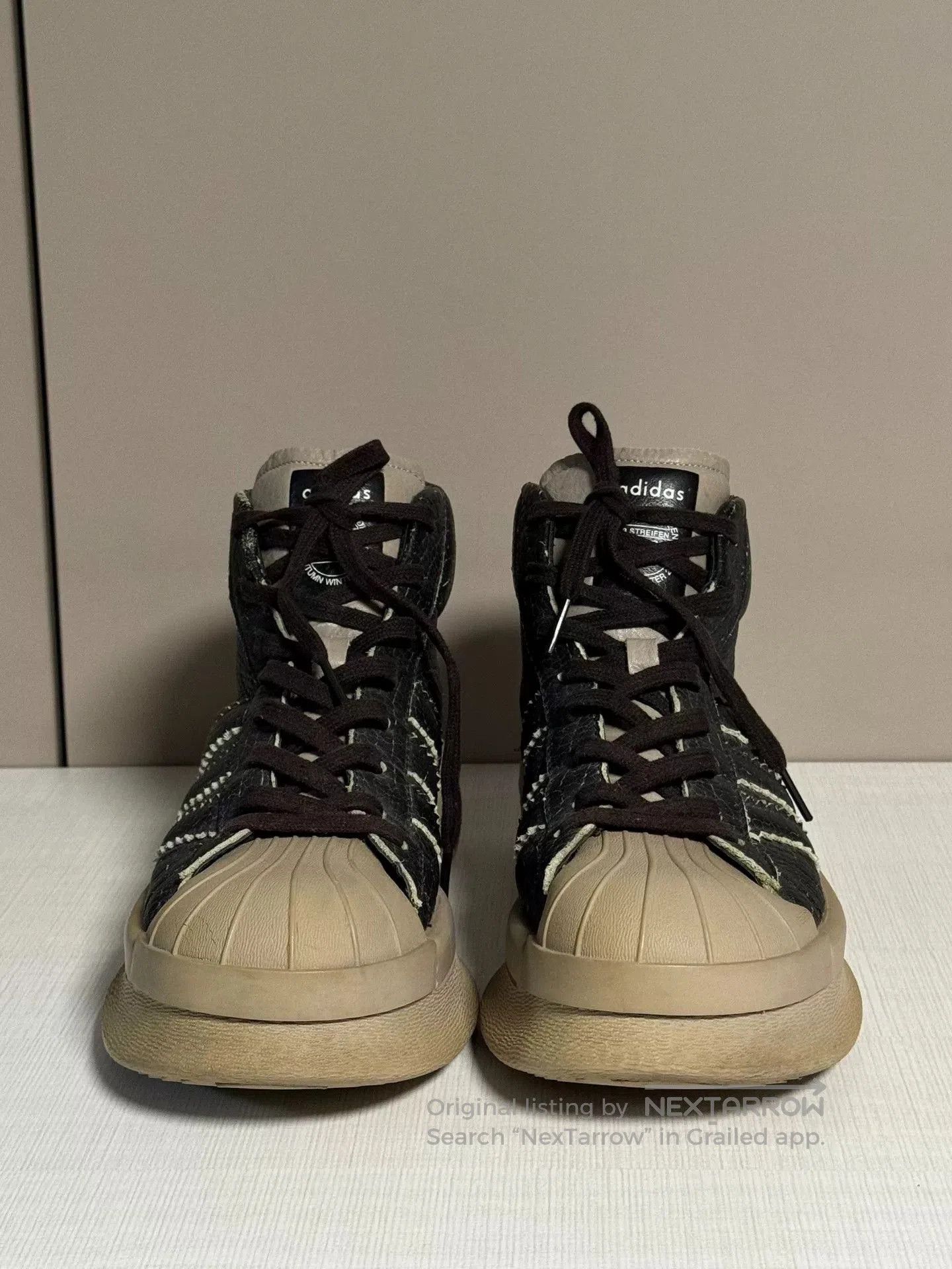 Rick Owens rick owens adidas thick sole sneakers. Size US 9 / EU 42 - 2 Thumbnail