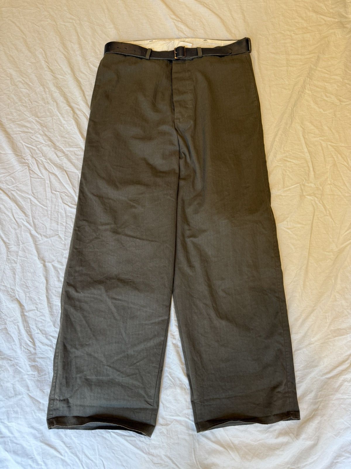 Paul Harnden Shoemakers Wool/Linen Gardener trousers | Grailed