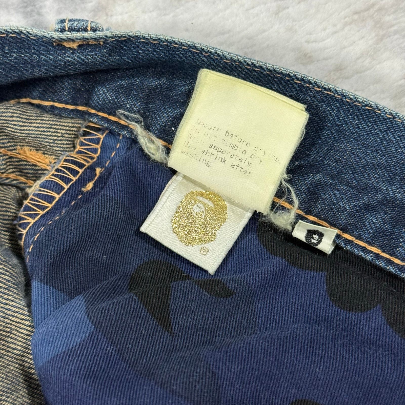 Bape × Nigo Authentic Bape 2000’s ASNKA Jeans 32 Size US 32 / EU 48 - 6 Thumbnail